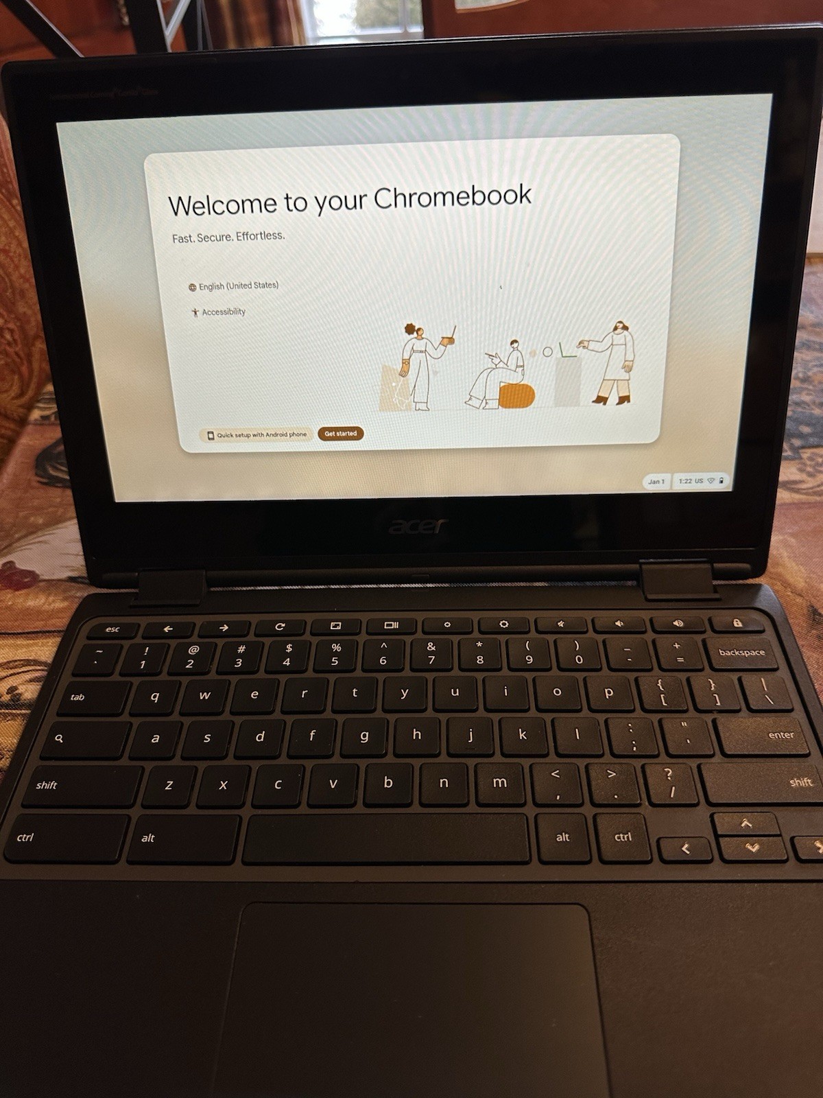 Acer Chromebook R721T Laptop 11.6" 2-in-1, AMD A6 CPU, 4GB RAM, 32GB Storage gallery