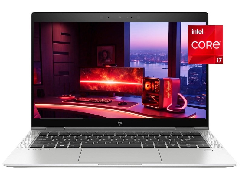 14" TouchScreen HP EliteBook Laptop: i7-8650U! 16GB RAM - 512GB SSD! Win 11 Pro! gallery
