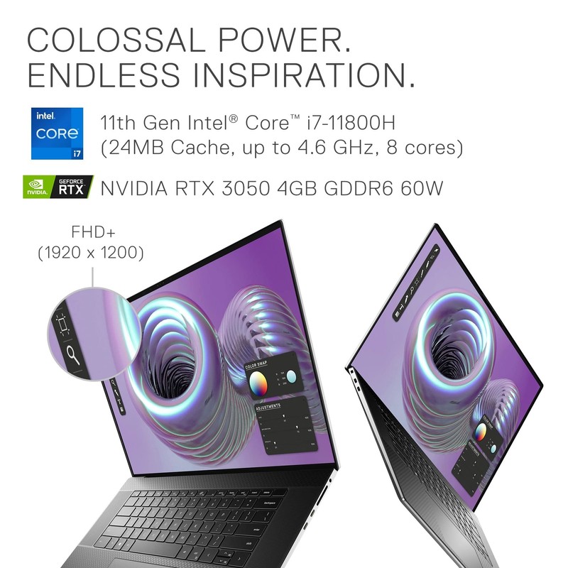 Dell XPS 17 9710 i7-11800H,16GB DDR4 RAM 1TB SSD RTX 3050 4GB GDDR6 Win11 Home gallery