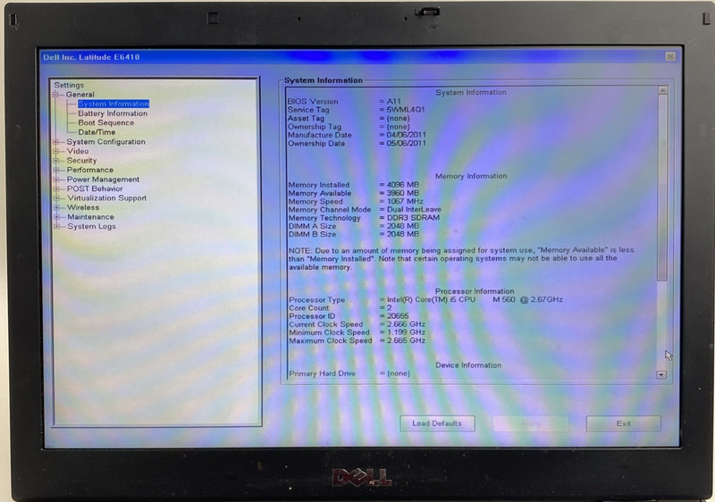 Dell Latitude E6410 Core i5-M560 2.67GHz 4GB RAM 14.0" No Battery No HDD No OS gallery