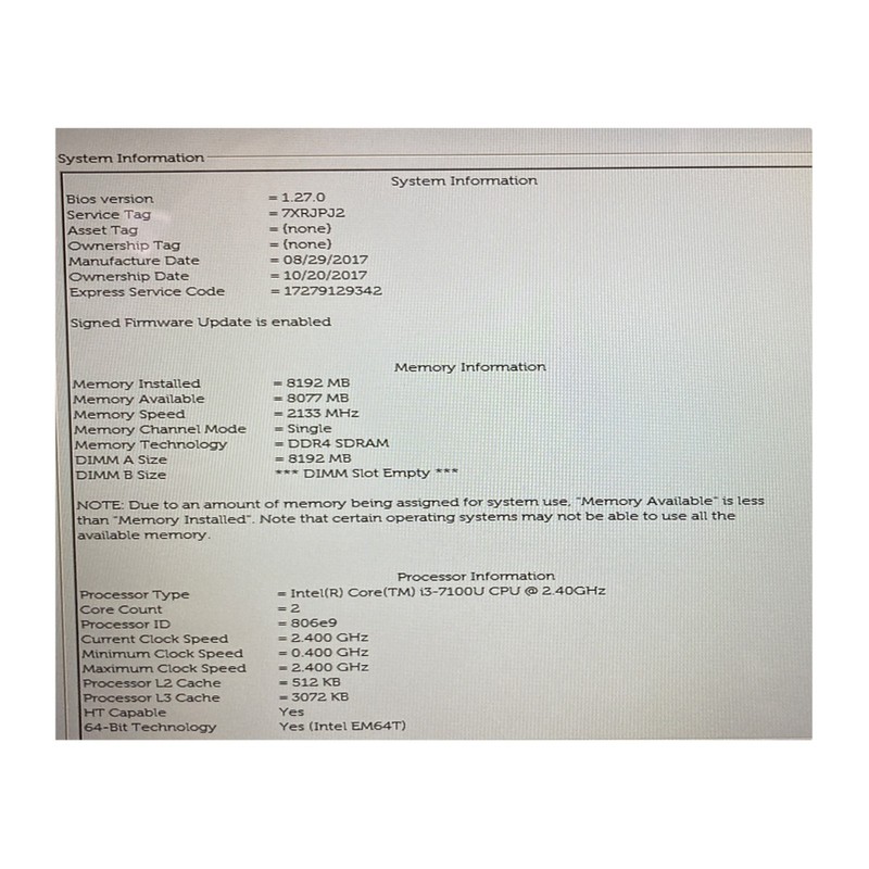 Dell Inspiron 7506 2-in-1 15.6” Touch – i7-1165G7 | 16GB RAM | NO HDD/OS gallery
