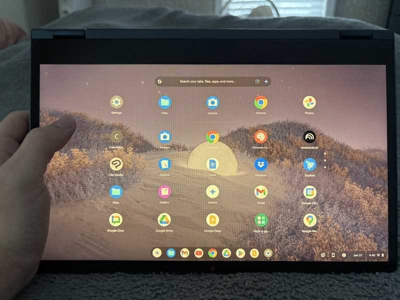 Lenovo Flex 5 Chromebook 13” Touchscreen Laptop Intel Core i3 Chrome OS Blue gallery