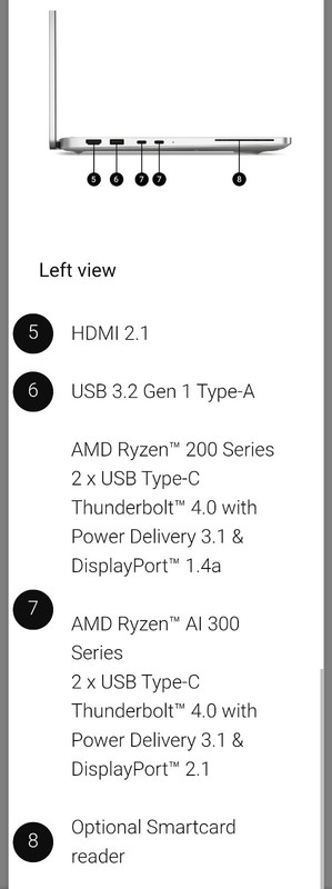 Dell Pro 13 Plus 13.3" Ryzen AI 7 PRO 350, 32GB 512GB SSD, 4G LTE, Platinum, NEW gallery