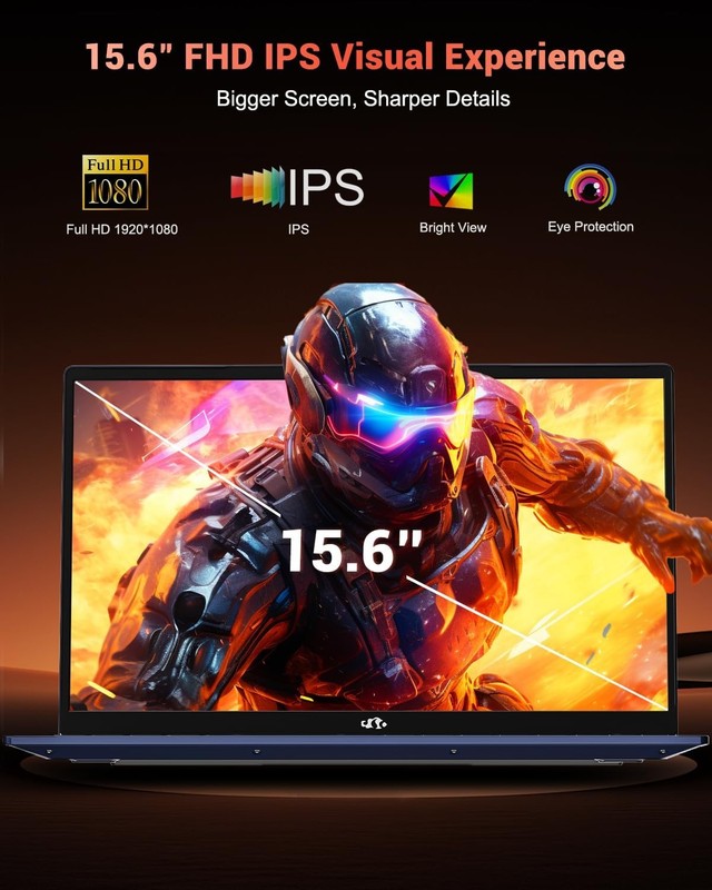 NIMO 15.6" IPS FHD-Gaming-Laptop, AMD Ryzen 7 8745HS 32GB DDR5 RAM 1TB SSD 780M gallery