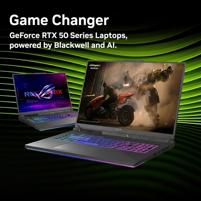 ASUS ROG Strix 18" 2560x1600 Ryzen 9 8940HX 32GB RAM 1TB SSD RTX 5070 Win11 Home gallery