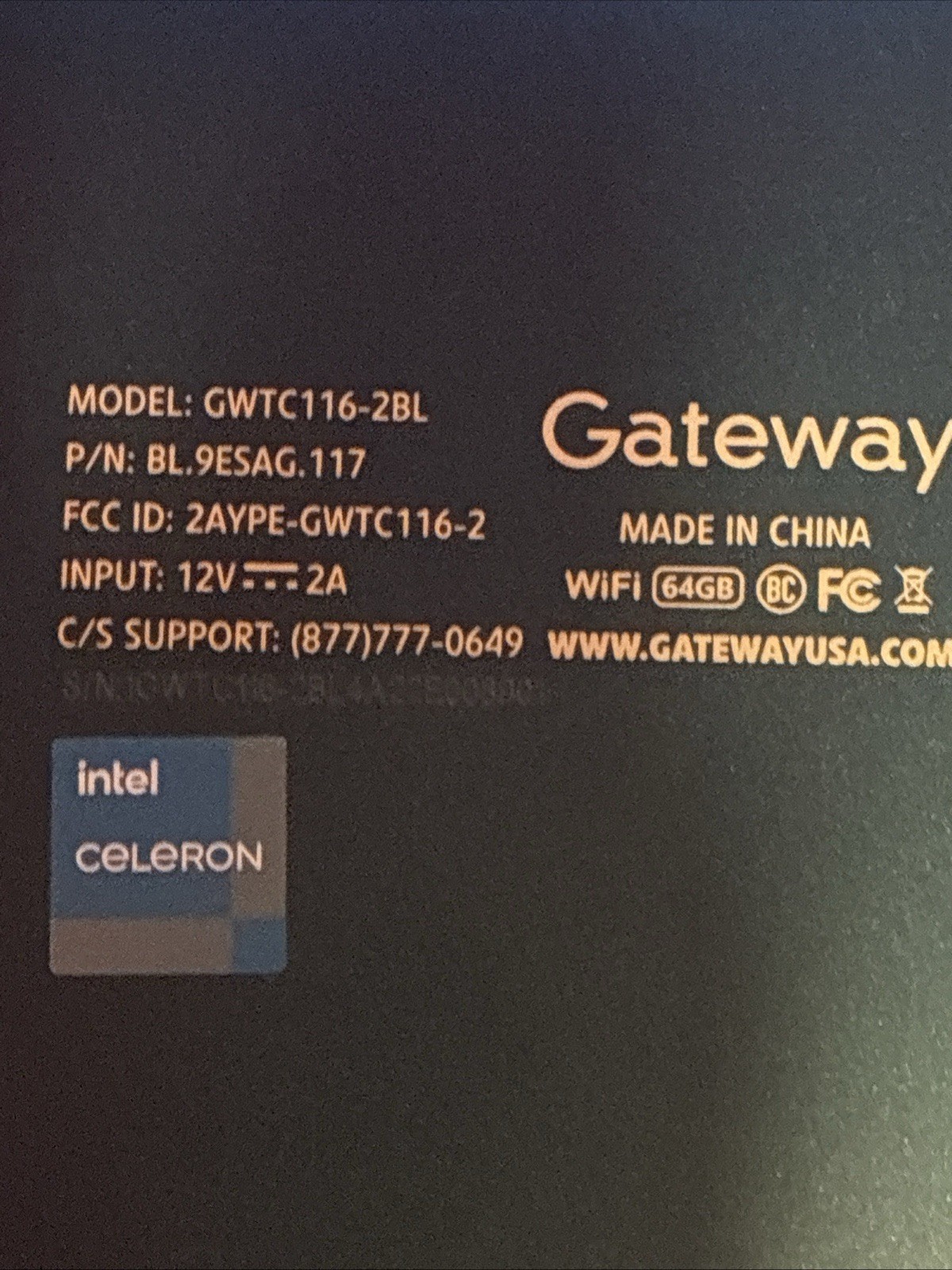 Gateway Laptop GWTC116-2BL Factory Reset 64GB SSD 4GB RAM Windows 11 Home gallery