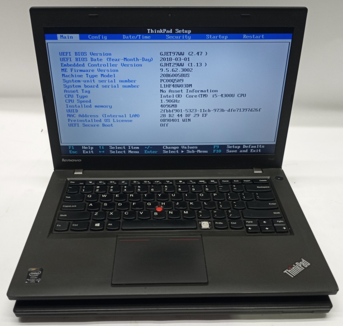 Lot of 2 Lenovo TP T431s/T440 i5-3rd&4th Gens@1.80GHz 4GB RAM No HDD/OS MC582*! gallery