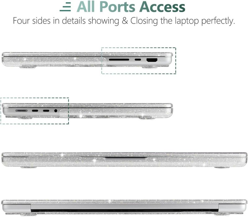 Sparkle Case for MacBook Pro 14 inch M5 2026 2025-2021 Release M4 M3 M2 M1 Pro/M gallery