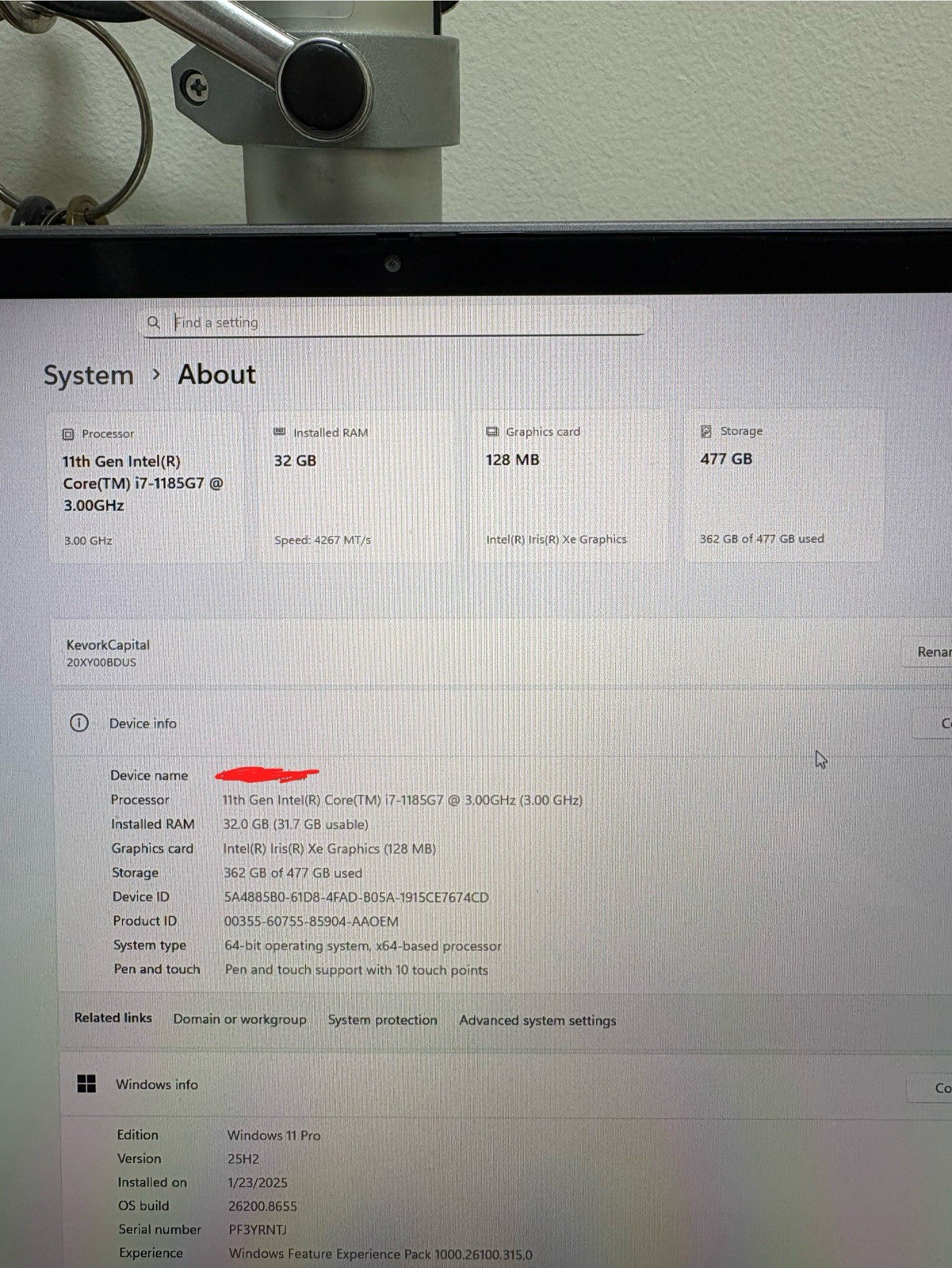 Lenovo ThinkPad X1 Yoga Gen 6 14" FHD IPS Touch Glossy i7-1185G7 32GB RAM 512GB gallery