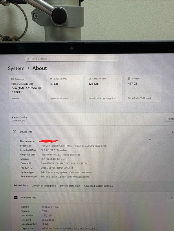 Lenovo ThinkPad X1 Yoga Gen 6 14" FHD IPS Touch Glossy i7-1185G7 32GB RAM 512GB gallery