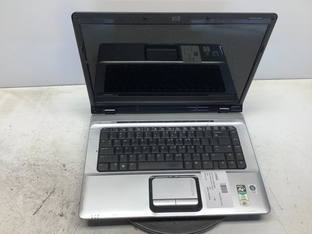 HP Pavilion DV6604NR AMD Athlon 64 X2 TK-55 1800MHz 1 GB NO HDD