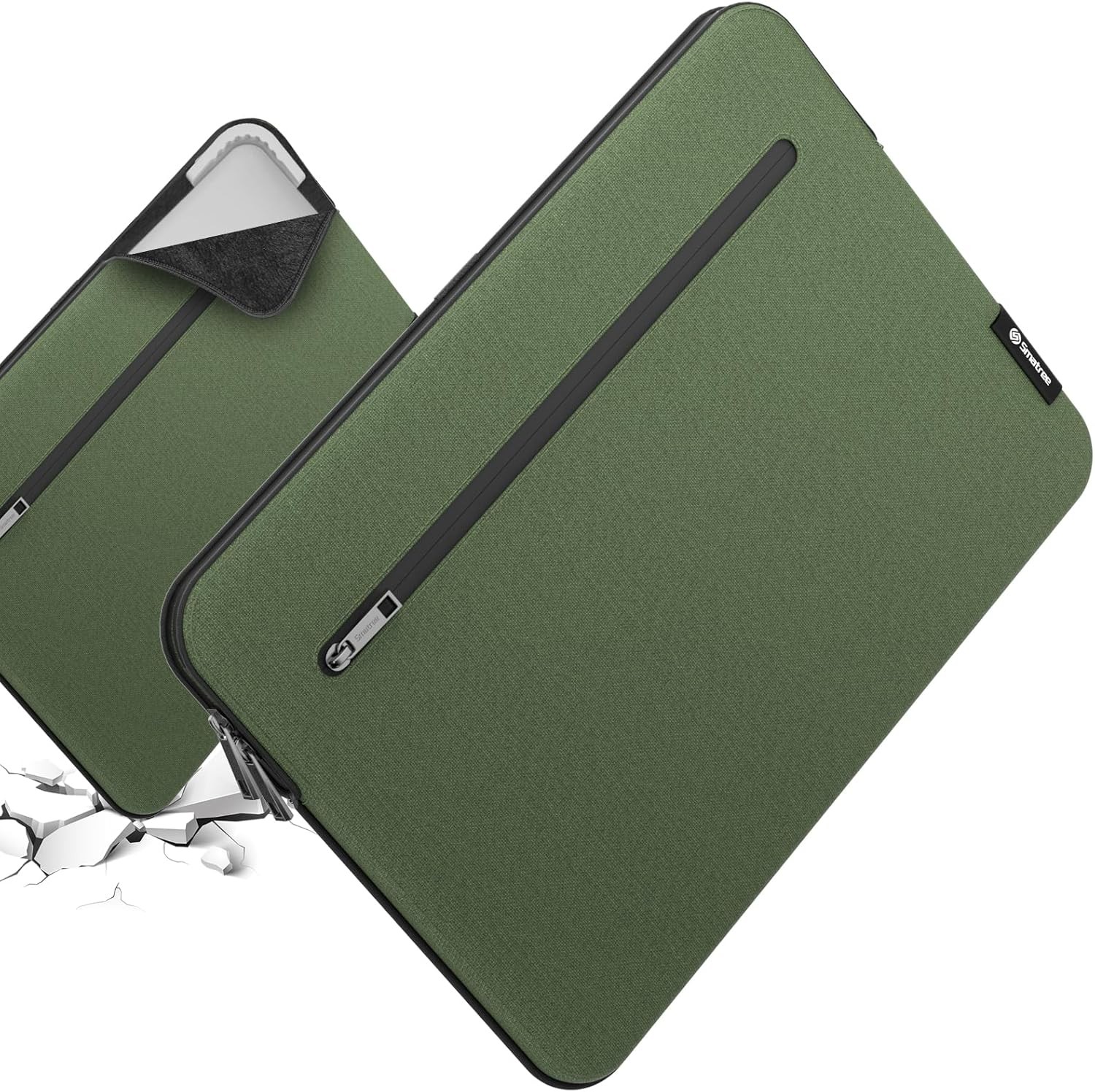 Sleeve for 16 inch HP ZBook Power G11/G11A | Case with Pocket, Green gallery