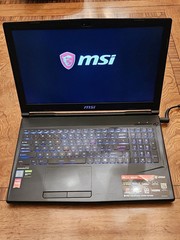 MSI 15.6 inch (256GB+1TB, Intel i7 9th Gen., 2.60GHz, 16GB) Gaming Laptop – GL63