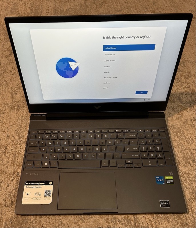 HP Victus 15.6" FHD Gaming Laptop i5-12450H GTX 1650 16 GB RAM 512GB SSD Win11 gallery