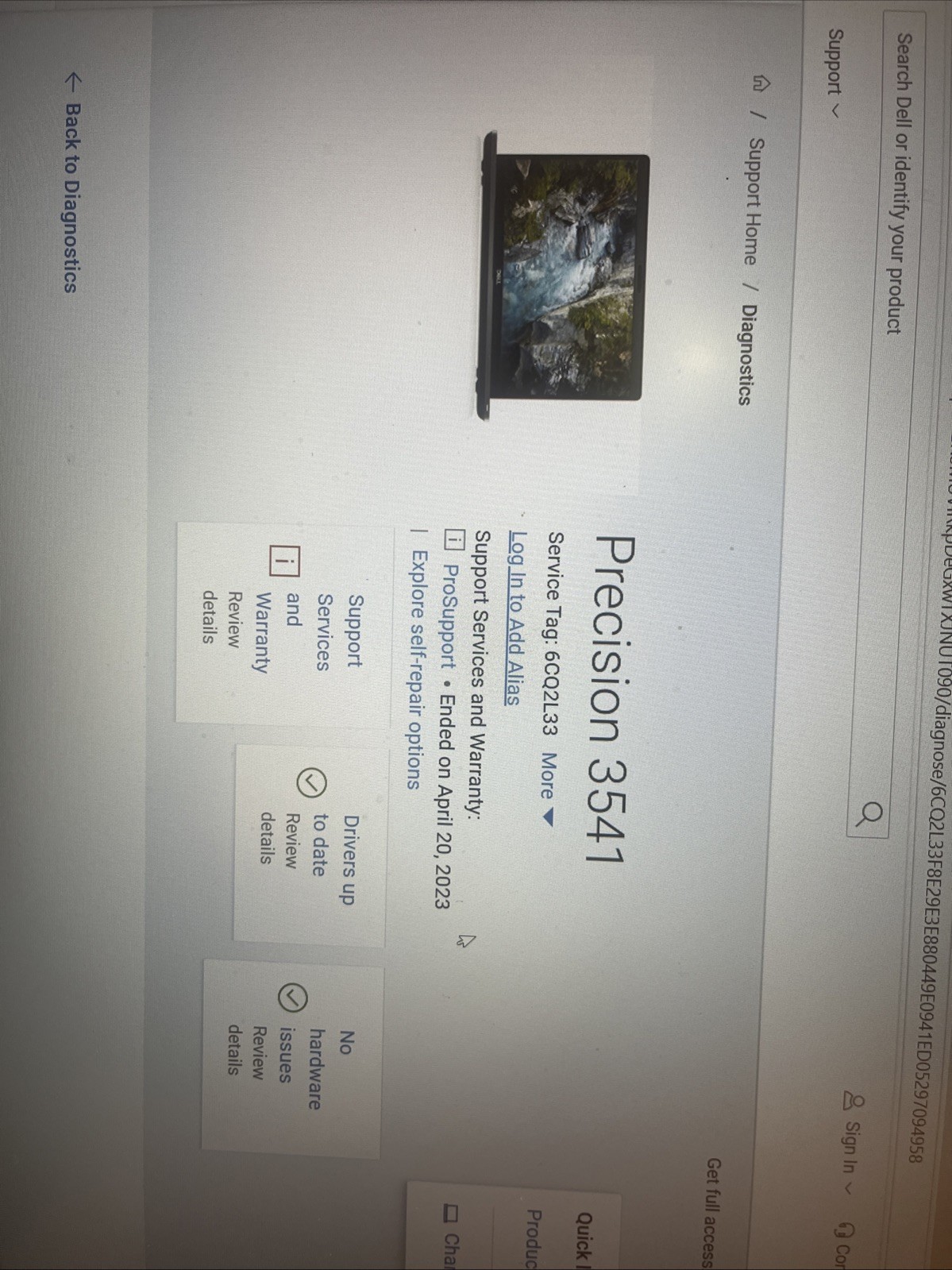 Dell Precision 3541-i5-9400H@2.50GHz 8GB DDR4 Ram 256GB NVME SSD W11P (012) gallery