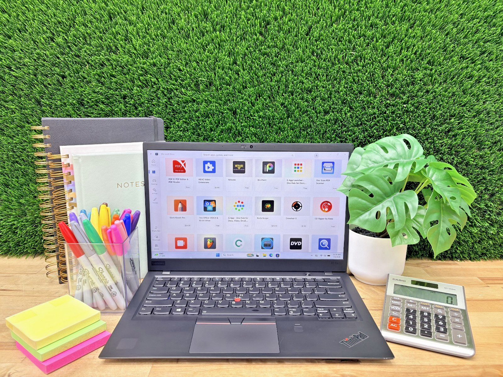Lenovo ThinkPad X1 Carbon Gen 6 Intel i7-8th Gen 16GB RAM 256GB SSD Win 11 Pro* gallery