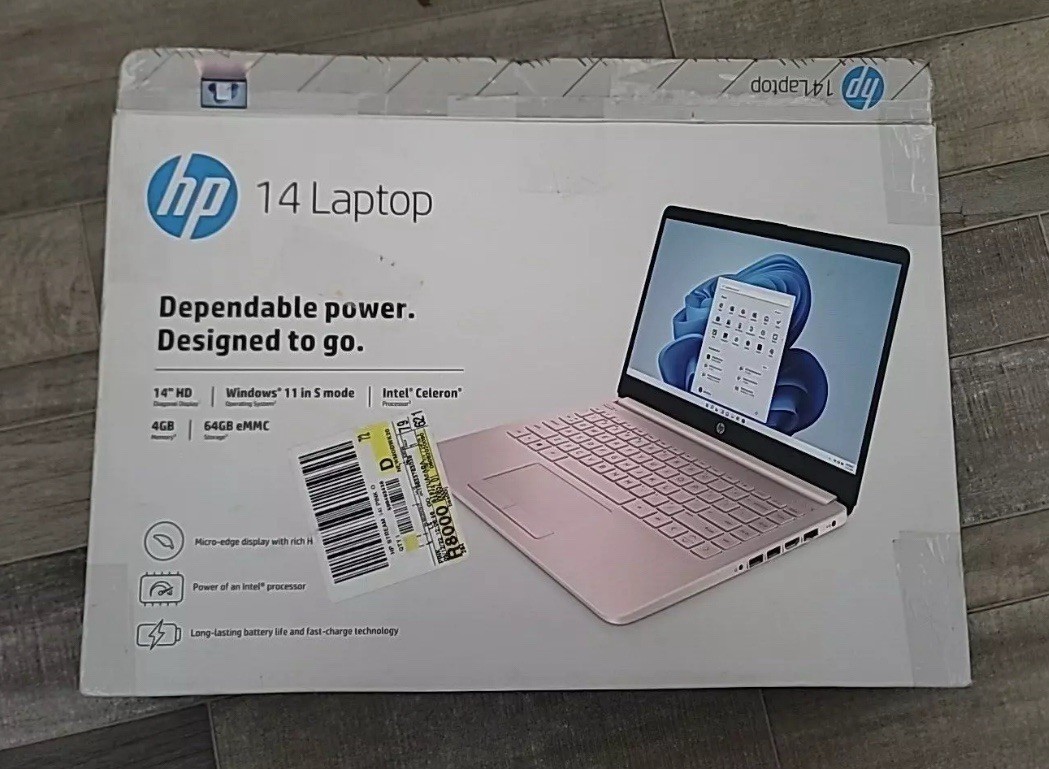 HP Stream 14" Windows Laptop N4120-Pink- Parts Only - Not Working gallery