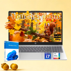 HP 15.6″ FHD Touchscreen Laptop, Core i7-1355U, 32GB RAM+ 1TB SSD, Win11 Pro