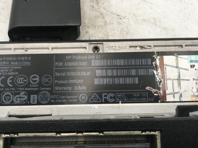 HP PROBOOK 640 G1 - FOR PARTS/BAD LCD - INTEL I5 4210M - 4GB RAM - READ DESC -BB gallery