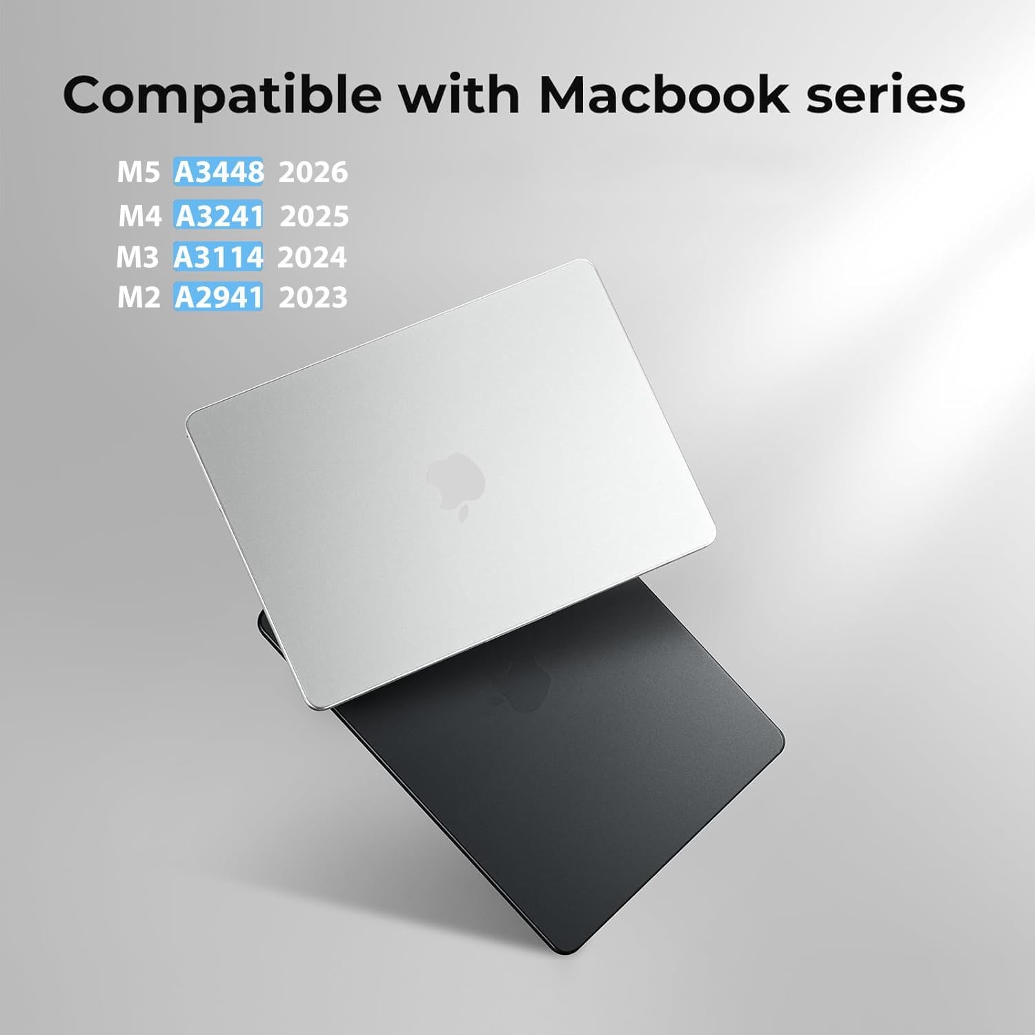 MacBook Air 15 inch Case, 2026-2023 M5 M4 M3 M2, Anti-Scratch Flexible Cover gallery