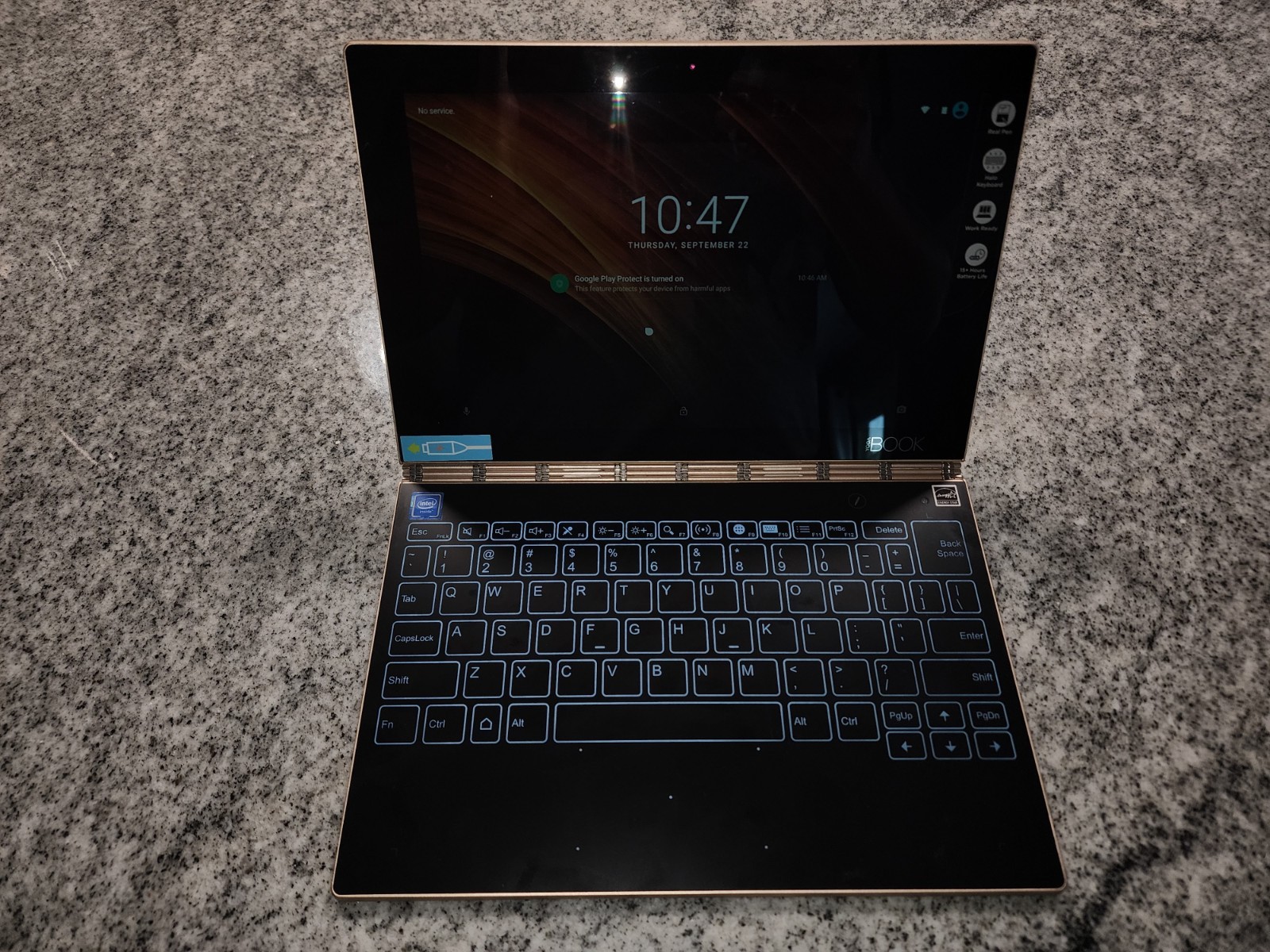 Lenovo Yoga Book YB1-X90F 10.1" Atom x5-Z8550 2.4GHz 4GB RAM 64GB SSD gallery