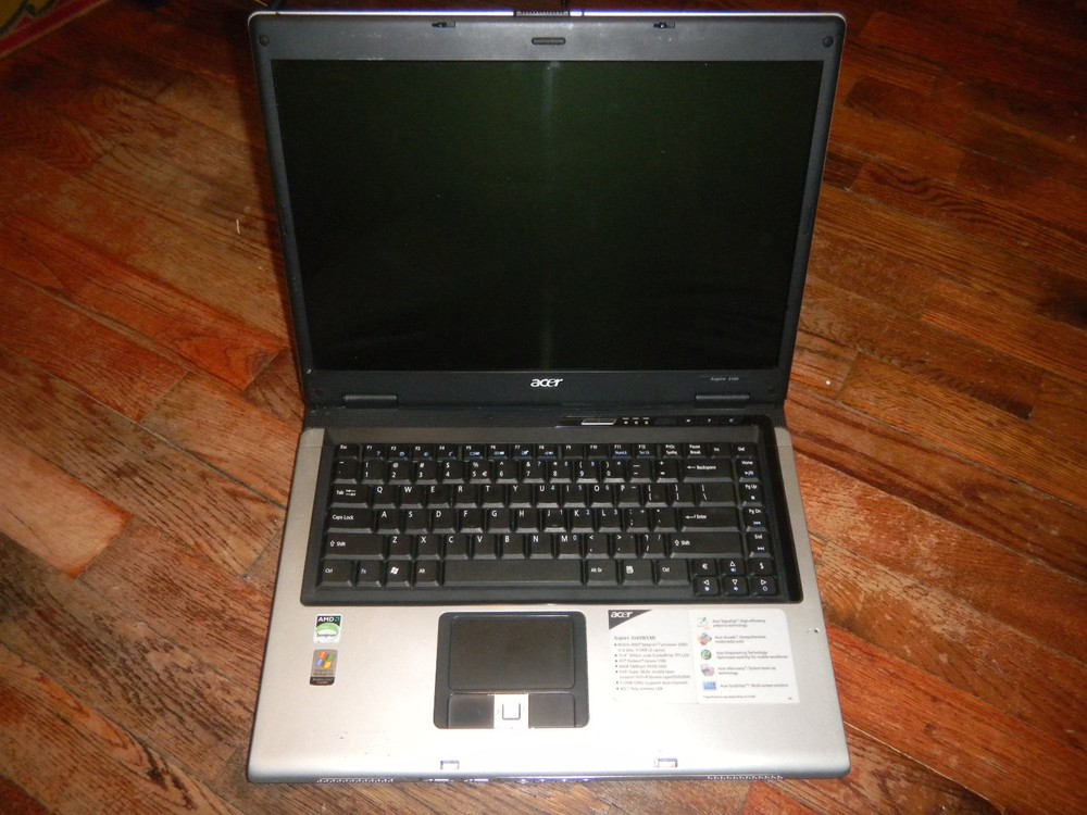 Laptop Computer Acer Aspire 3100 Series 3102WLMi 1.66GHz 15.4" Good Sreen, Parts