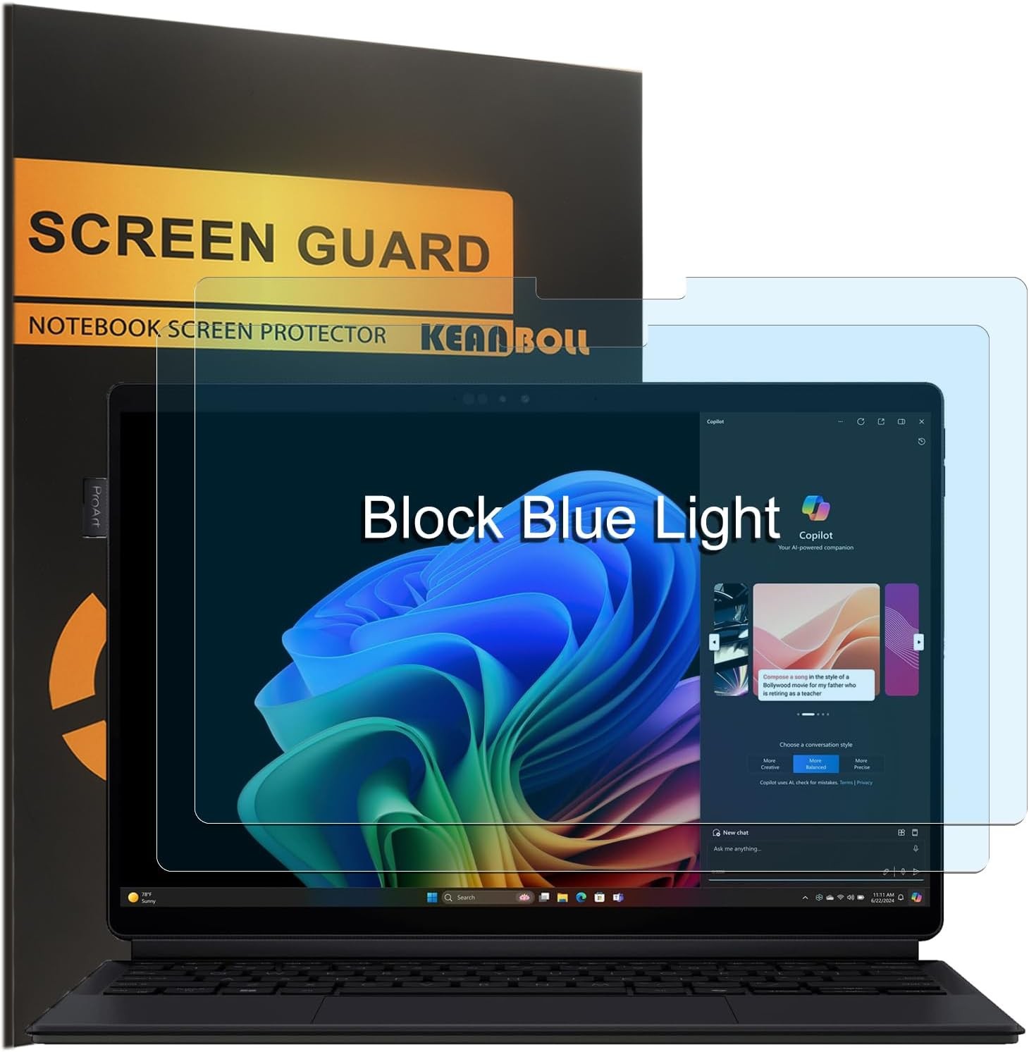 2 Pack Screen Protector for ASUS ProArt PZ13 2-in-1 AI Creator Laptop 13.3" gallery