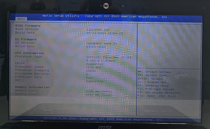 MSI S6000-027US 15.6" Laptop Intel Core i5-460M 4GB Ram NO HD/OS (FL) gallery