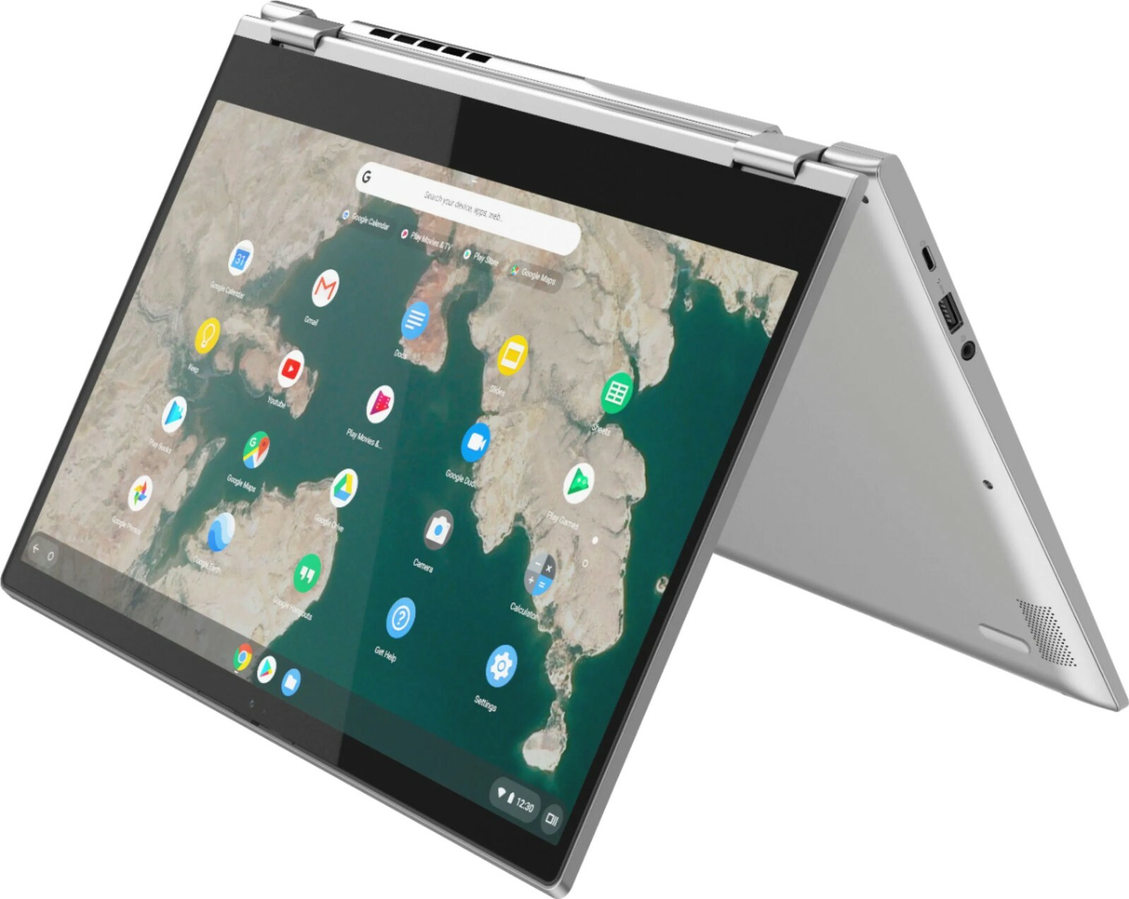 Lenovo - C340-15 2-in-1 15.6" Touch-Screen Chromebook - Intel Core i3 - 4GB Memo gallery