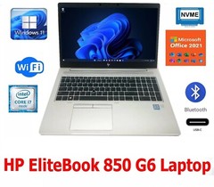 HP EliteBook 850 G6 i7 8GB 16GB 32GB 64G RAM 128GB 256GB 512GB 1TB SSD Win 10P