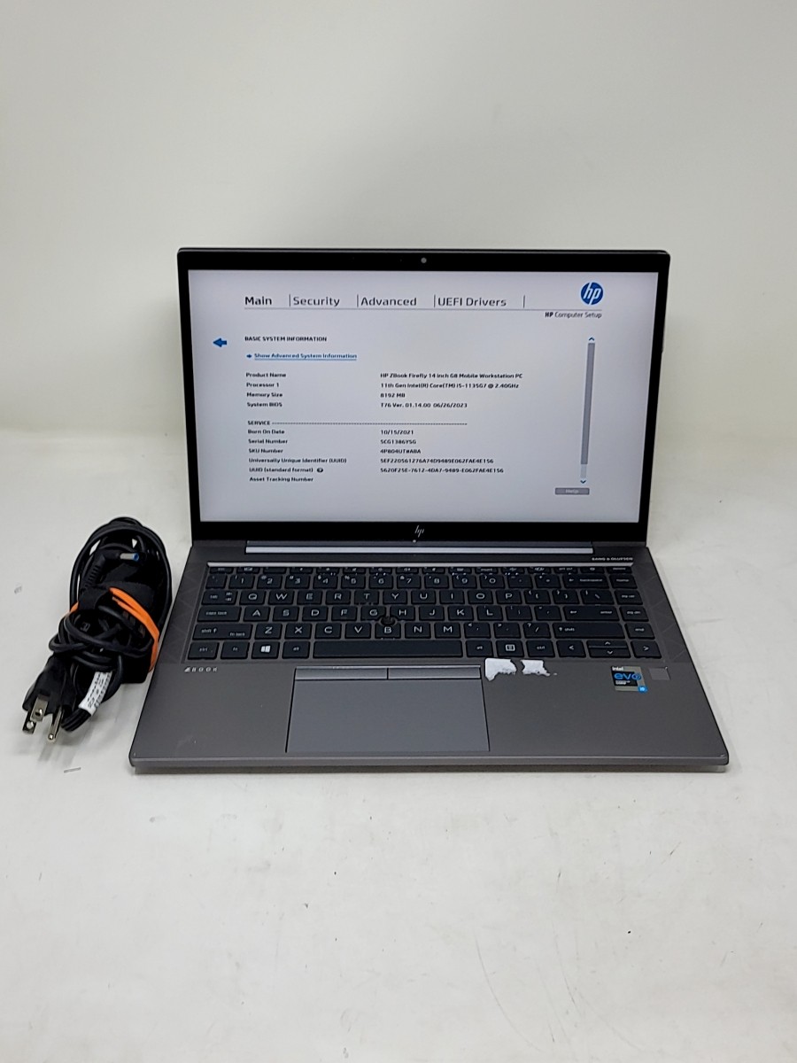 HP ZBOOK FIREFLY 14 INCH G8 Laptop Intel 11TH GEN I5-1135G7 8GB 256GB SEE NOTES gallery