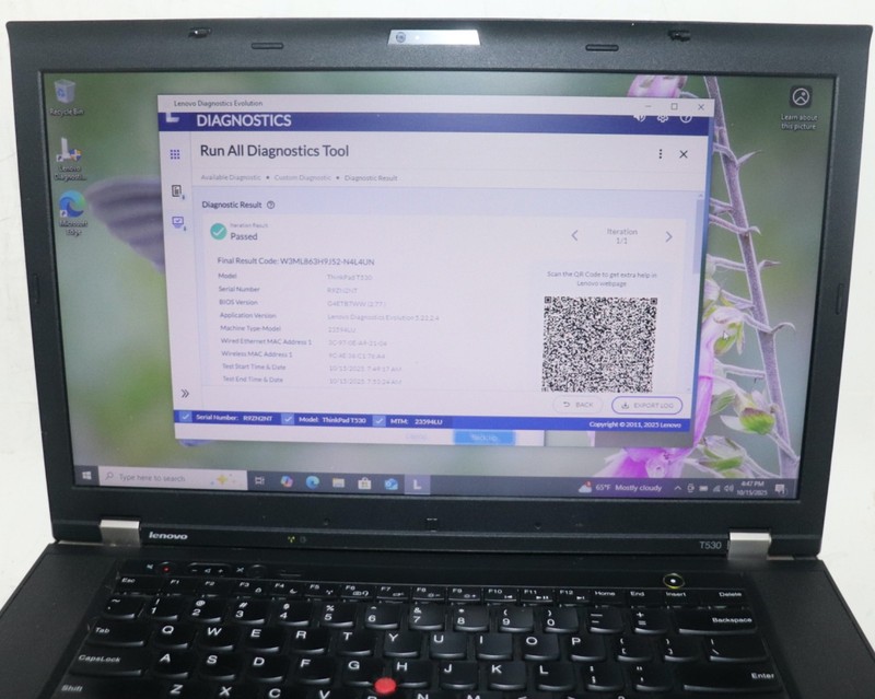 Lenovo ThinkPad T530|Core i7@2.90 GHz|16GB RAM|256GB SSD|WIN 10 PROF|Webcam gallery