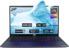 NIMO 15.6 FHD Laptop AMD Ryzen 5 4 Cores 3500U 32GB RAM 1TB SSD Win11 pro