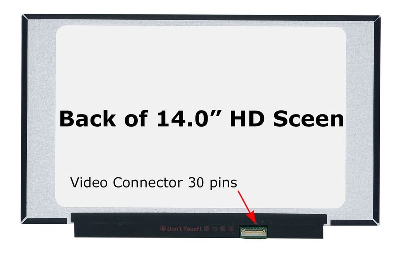 SCREENARAMA New Screen Replacement for HP 14-FQ0013DX 192T6UA, HD 1366x768, Glos gallery