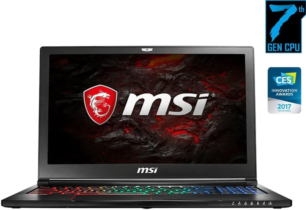 MSI GS63VR 15.6" I7-7700hq 32GB 2000GB + 2000GB NVIDIA Geforce GTX 1060