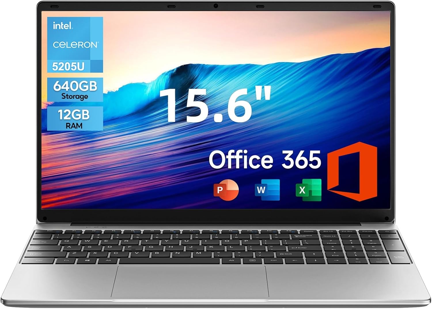 jumper Laptop, 12GB RAM 640GB ROM, Office 365-1 Year 5205U Processor, 15.6... gallery