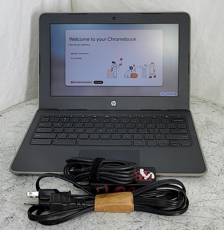 HP Chromebook 11 G7 EE 6QY22UT#ABA Laptop Celeron N4000 4GB 16GB SEE NOTES