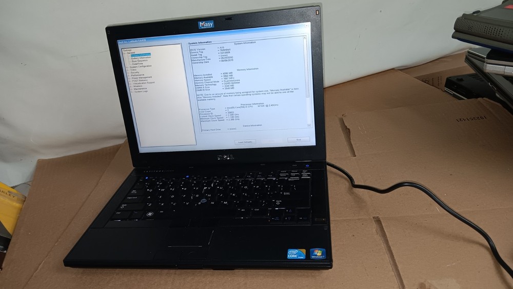 Dell Latitude E6410 Laptop Core i5-M520 @ 2.40GHz 14" LCD Screen 9 cell Battery