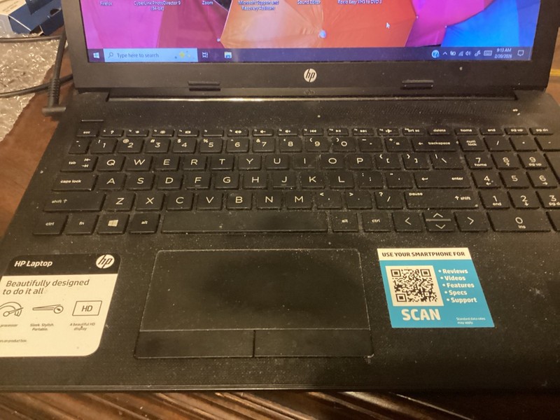 HP 15-DB0011DX 15.6" Laptop Windows 10 Home AMD A6-9225 4GB Memory 1TB Working gallery