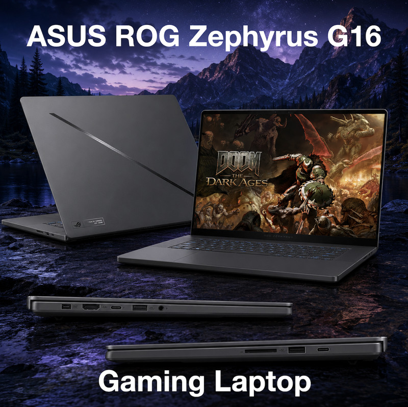 ASUS ROG 16" 2560x1600 Ultra 9 285H 16GB RAM 1TB SSD RTX 5070 Windows 11 Home gallery