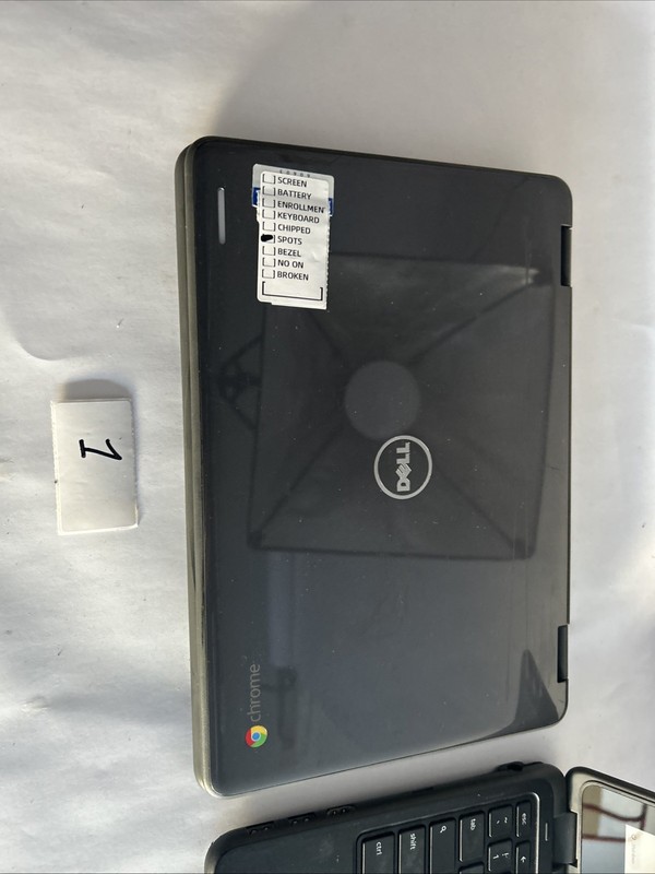 2 Dell Chromebook 3189 For Parts: Screen, Keyboard, Motherboard & More gallery