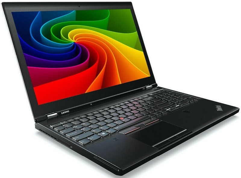 Workstation Lenovo P51 i7 Quad-Core 6TB NVMe SSD 64GB 15.6 FHD M1200M-4GB Dock gallery