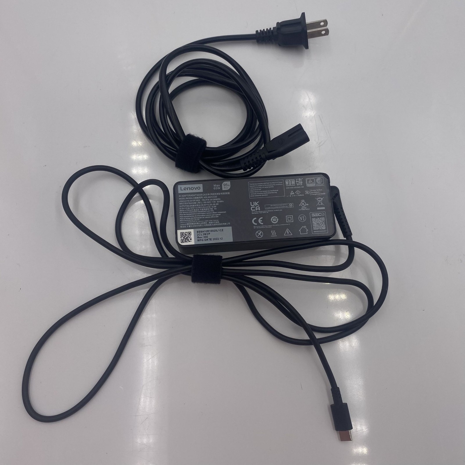 Lenovo 65Watt Type-C USB AC Adapter 01FR029 01FR027 01FR025 5A10W86253 gallery