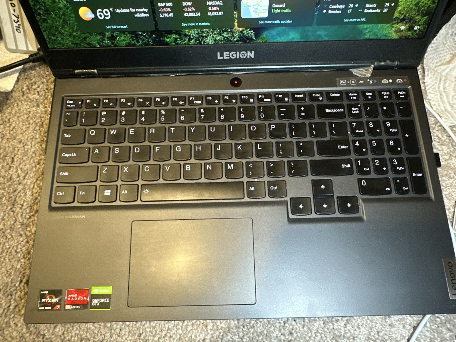 Lenovo Legion 5 15ARH05H 15.6" (512GB SSD, Intel Core i7-10750H, 2.60GHz, 8GB... gallery