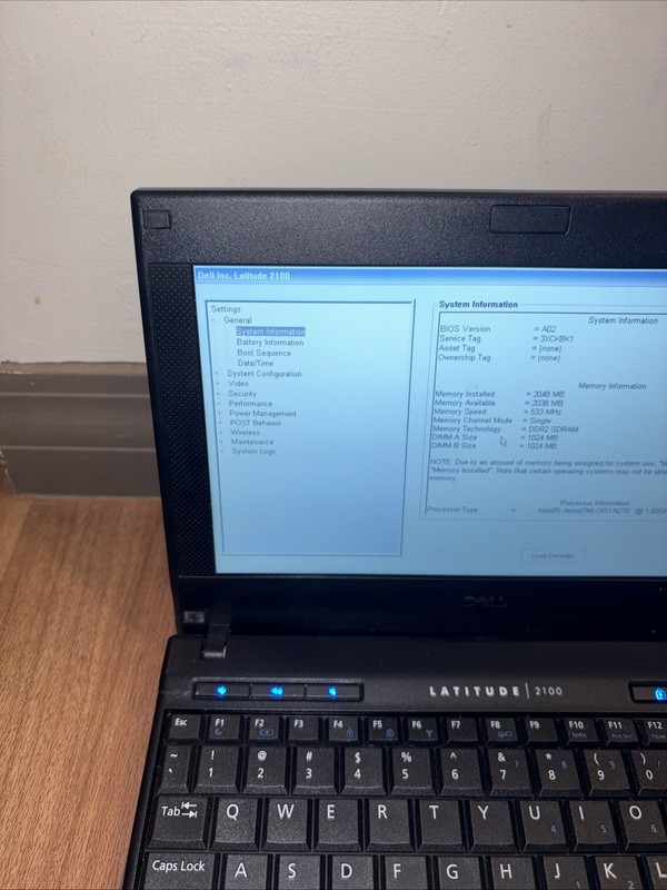 Dell Latitude 2100 10.1" Laptop Intel Atom N270 1.50GHz 2GB RAM | 80 GB HD gallery