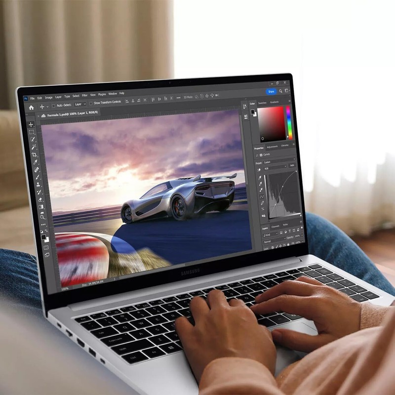 SAMSUNG Galaxy Book4 Laptop 15.6"FHD 10-core Ultra 7-150U up to 16GB-2TB| Silver gallery