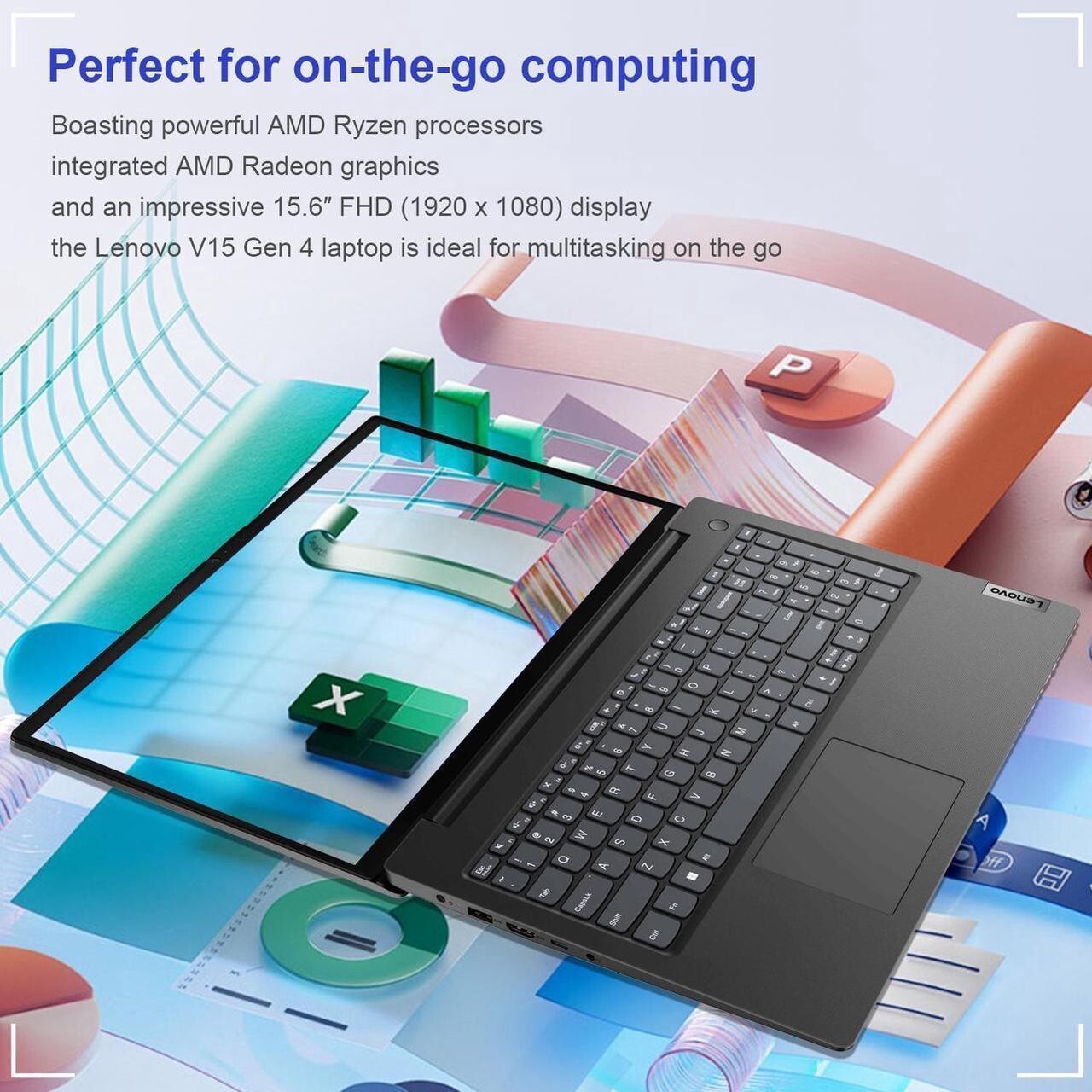 New Lenovo V15 G4 15.6" FHD 8-Core Ryzen 7 7730U Up 40GB + 4TB PCIe SSD Win 11P gallery