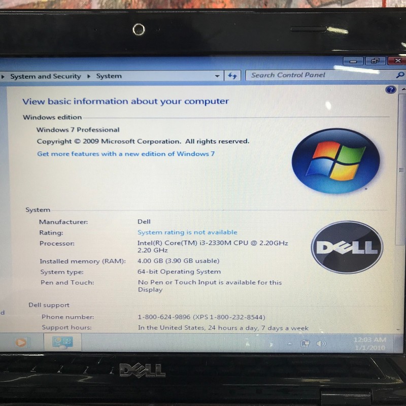 Dell Inspiron N4110 Retro Gaming Laptop i3-2330M 2.20GHz 4GB RAM (Windows 7 Pro) gallery