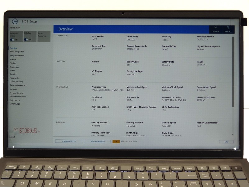 Dell Vostro 3520 i5-12Th 16GB 512SSD WiFi7 Win11 Off24 Microdirect Screen 144hz gallery
