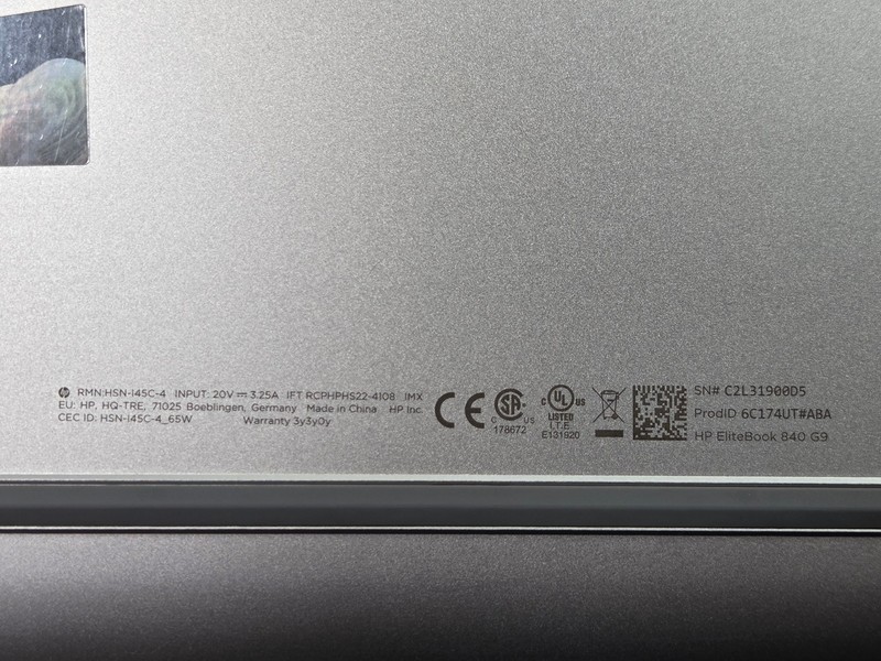Hp EliteBook 840 G9 14" 512GB SSD 16GB RAM Intel Core i5-1235U Laptop gallery
